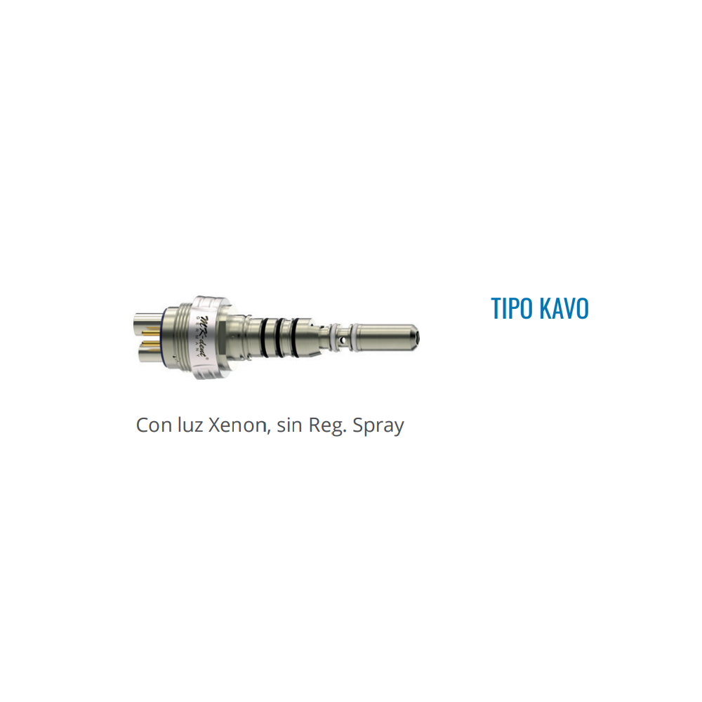 ACOPLAMIENTO Turbina Kavo Compatible Con luz Xenon, sin Reg. Spray