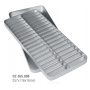 Cubeta de Endodoncia de Aluminio con tapa 257x116x16mm, Dentales
