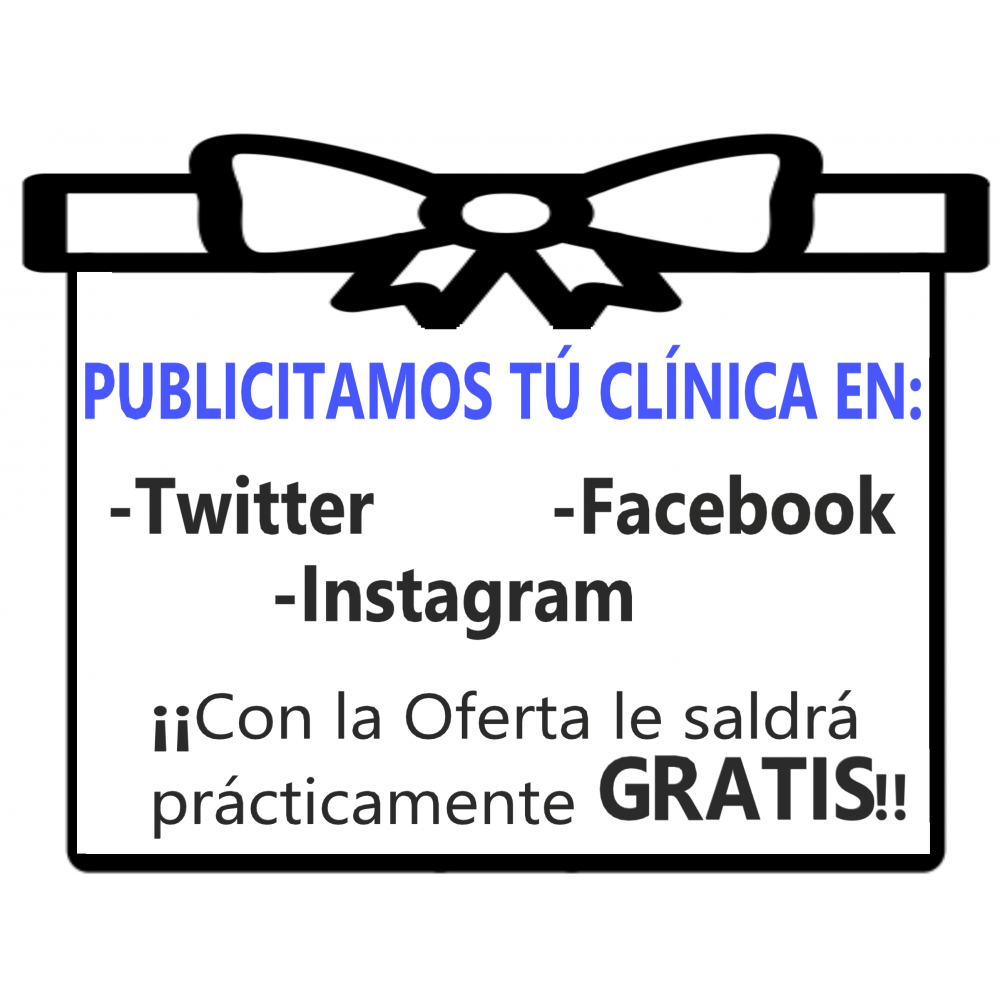 Publicidad en Facebook, Twitter e Instagram  para Clínicas Dentales